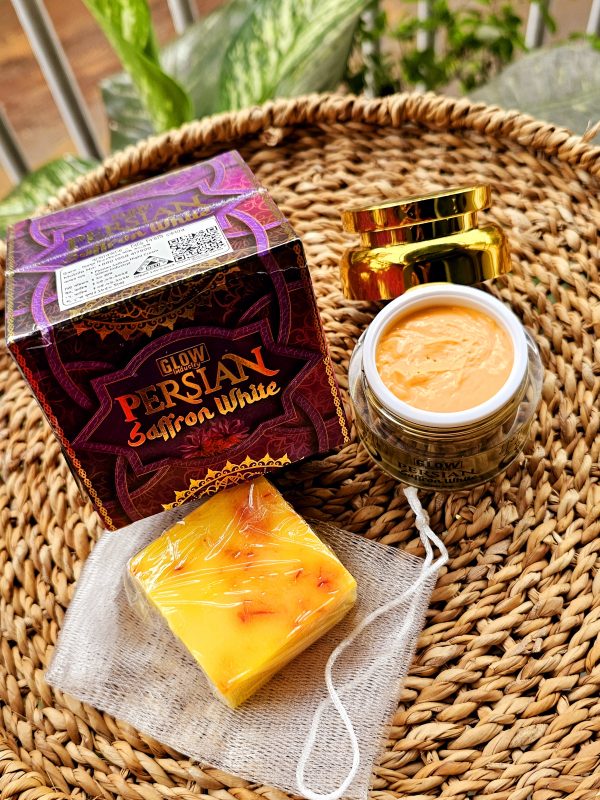 Glow Persian Saffron White Cream-20g (FREE Saffron Soap)